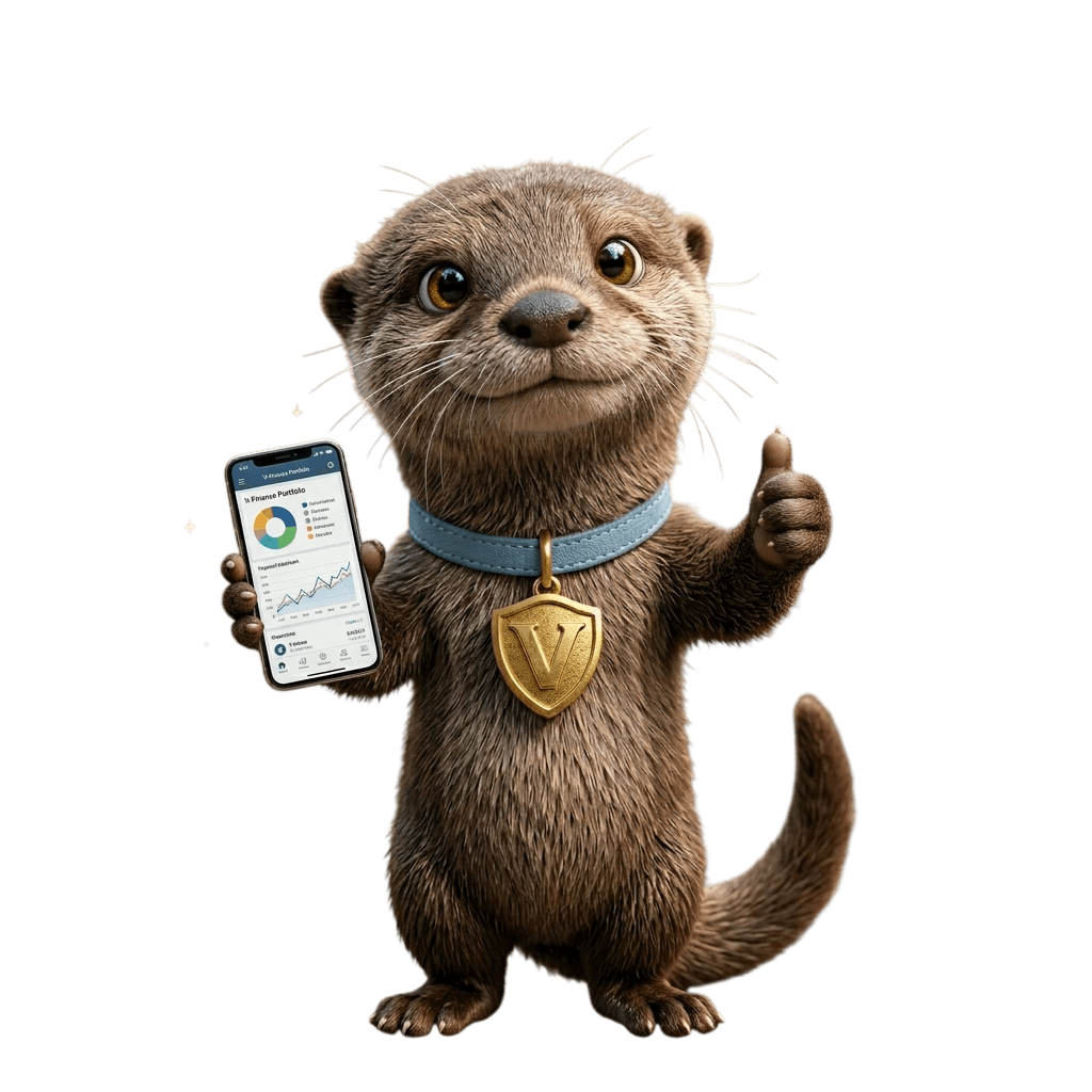 Vollia AI mascote — lontra (confident)